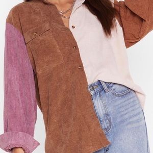 Nasty Gal Corduroy Top